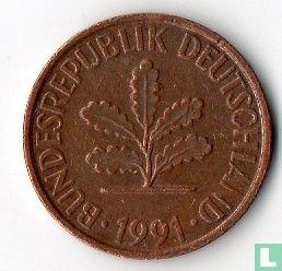 Allemagne 2 pfennig 1991 (A) - Image 1
