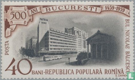 Boekarest 500 jaar stad
