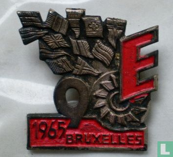 9 E 1965 Bruxelles [red] - Image 1
