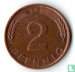 Allemagne 2 pfennig 1991 (A) - Image 2