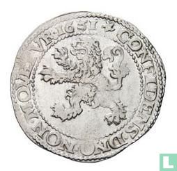 West-Friesland 1 leeuwendaalder 1651 - Afbeelding 1