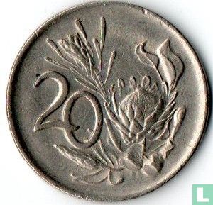 South Africa 20 cents 1977 - Image 2