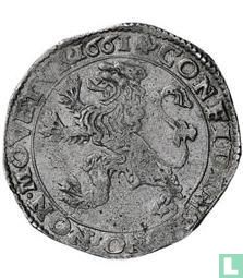 West-Friesland 1 leeuwendaalder 1661 - Afbeelding 1