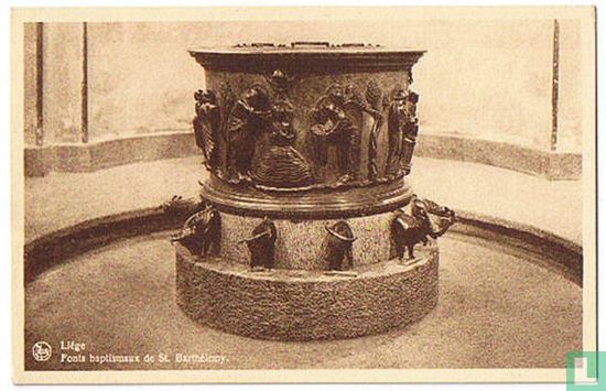 Liège - Fonts baptismaux de St. Barthélemy