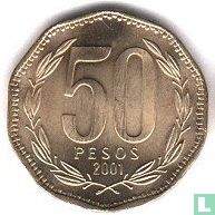 Chile 50 Peso 2001 - Bild 1