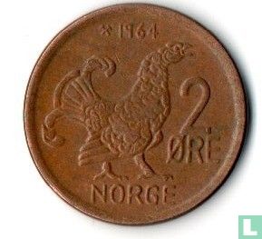 Noorwegen 2 øre 1964 - Afbeelding 1