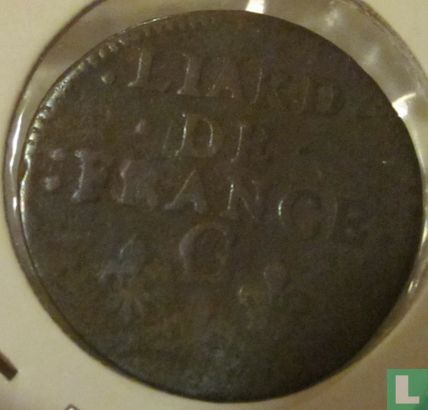France 1 liard 1657 (G) - Image 2