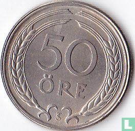 Sweden 50 öre 1947 (nickel-bronze) - Image 2