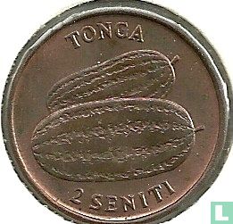 Tonga 2 seniti 1975 "FAO" - Image 2