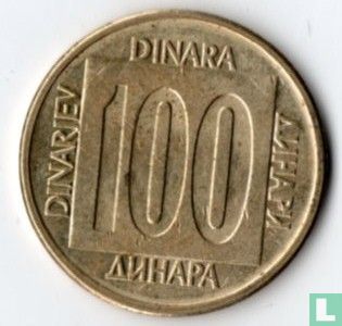 Yougoslavie 100 dinara 1989 - Image 2