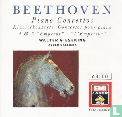 Beethoven - Piano Concertos -  No.4 & No.5 - Afbeelding 1