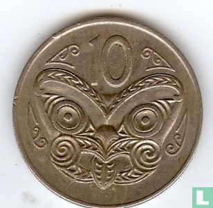 New Zealand 10 cents 1974 - Image 2