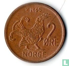 Noorwegen 2 øre 1965 - Afbeelding 1