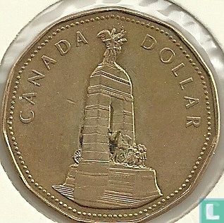 Canada 1 dollar 1994 "National War Memorial" - Afbeelding 2