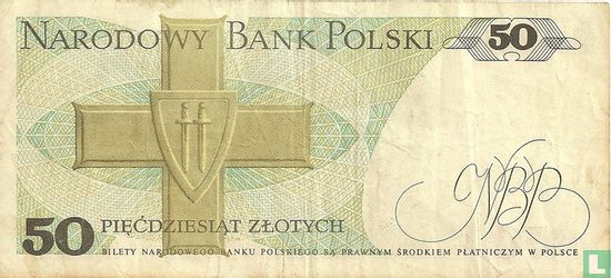 Pologne 50 Zlotych 1982 - Image 2