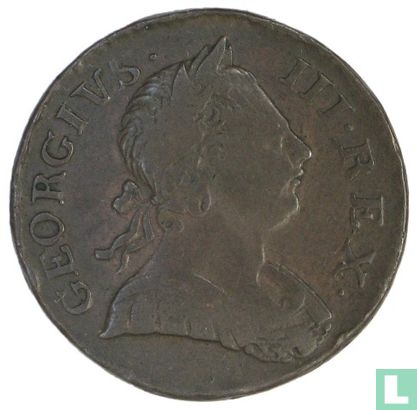 Vereinigtes Königreich ½ Pfennig 1772 - Bild 2