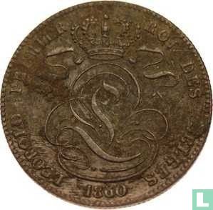 Belgium 5 centimes 1860 - Image 1