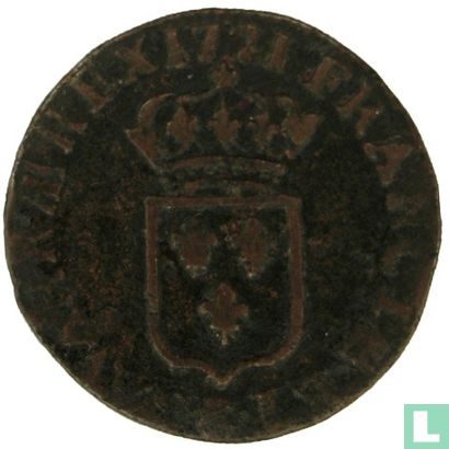 France 1 liard 1721 (S) - Image 1