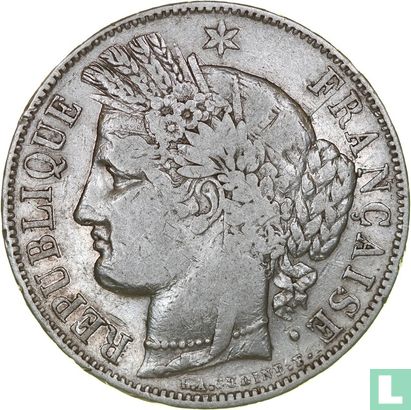 France 5 francs 1850 (A) - Image 2