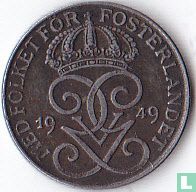 Suède 1 öre 1949 - Image 1