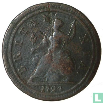 Verenigd Koninkrijk ½ penny 1724 - Afbeelding 1