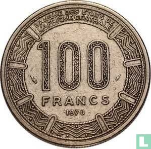 Central African Republic 100 francs 1978 - Image 1