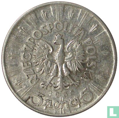 Pologne 5 zlotych 1935 - Image 1