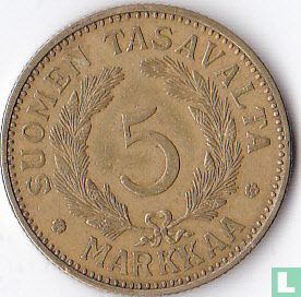 Finland 5 markkaa 1935 - Afbeelding 2