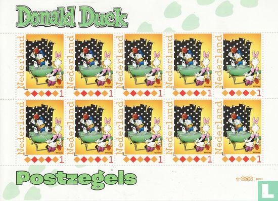 Duckburg - Donald plays table tennis