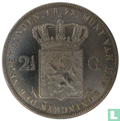 Netherlands 2½ gulden 1872 - Image 1