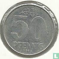 GDR 50 pfennig 1972 - Image 1