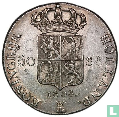 Niederlande 50 Stuiver 1808 - Bild 1