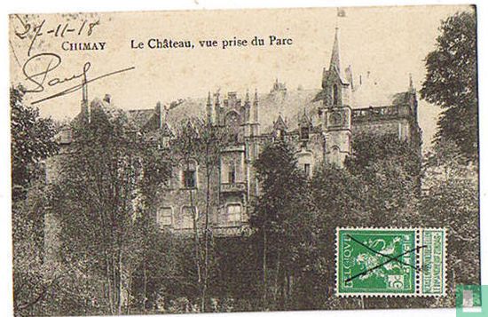 Chimay - Le Château, vue prise du parc