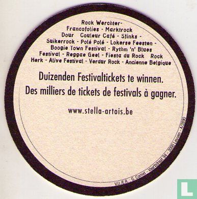 Stella Artois Music / Duizenden Festivaltickets ... - Image 2