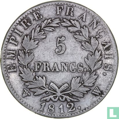 Frankreich 5 Franc 1812 (W) - Bild 1