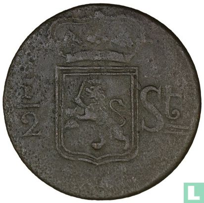 Indes néerlandaises ½ stuiver 1821 (sans S - type 1) - Image 2