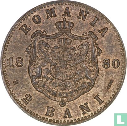 Rumänien 2 Bani 1880 - Bild 1