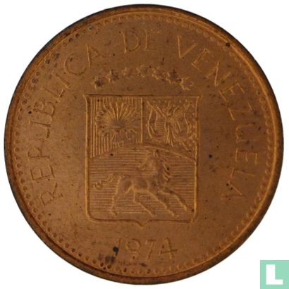 Venezuela 5 centimos 1974 - Afbeelding 1