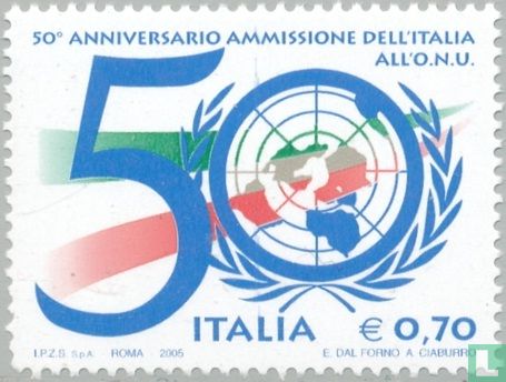 Italy 50 years a member of the United Nations