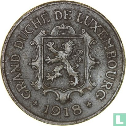 Luxemburg 10 centimes 1918 - Afbeelding 1