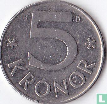 Suède 5 kronor 1987 - Image 2