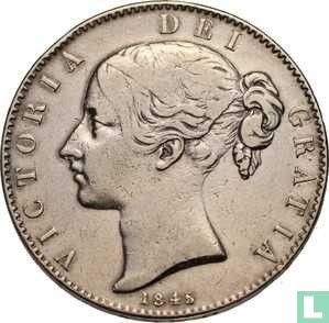 Verenigd Koninkrijk 1 crown 1845 - Afbeelding 1