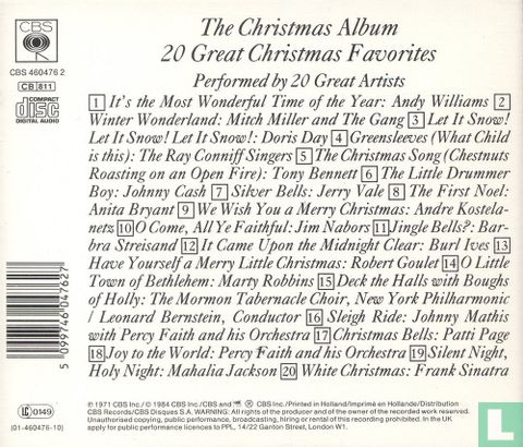 	The Christmas Album - 20 Great Christmas Favorites - Performed by 20 Great Artists - Image 2