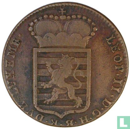 Luxemburg 1 sol 1790 H - Afbeelding 2