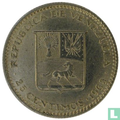 Venezuela 25 centimos 1965 - Image 1