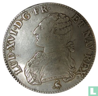 Frankrijk 1 écu 1784 (A) - Afbeelding 2