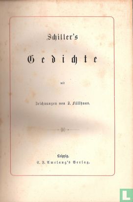Schiller's Gedichte  - Afbeelding 1