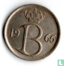 België 25 centimes 1966 (FRA) - Afbeelding 1