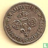 Maurice ¼ rupee 1975 - Image 1