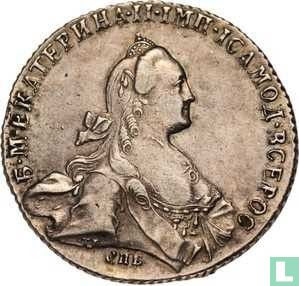 Russie 1 rouble 1771 (AIII) - Image 2